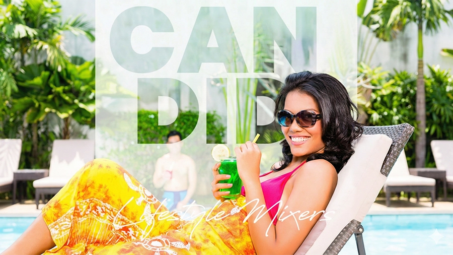 Soda water as a light beverage choice in a modern lifestyle