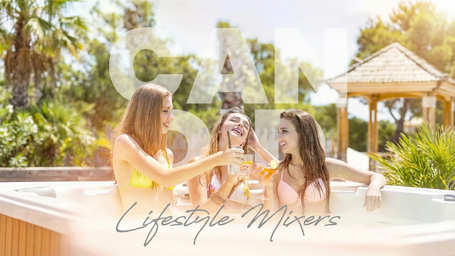 A refreshing tonic water–based spritzer mocktail